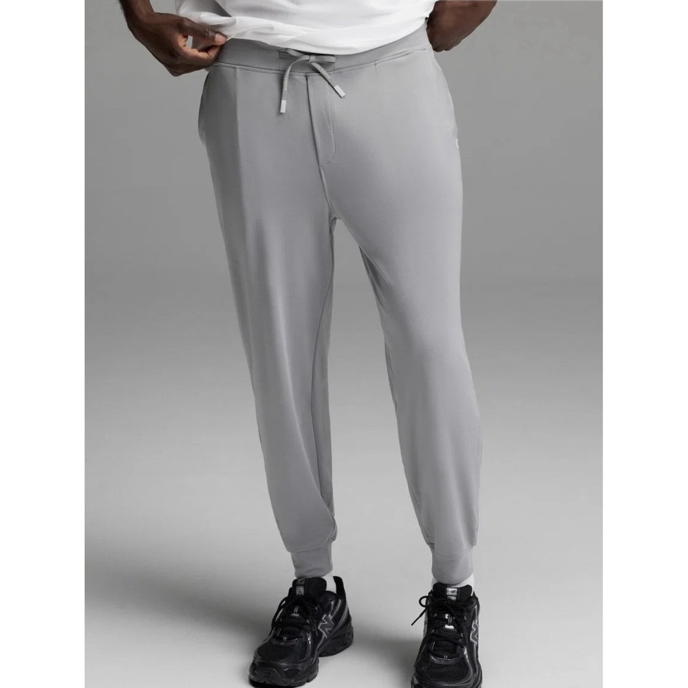 Cozy Earth Luxury Men's Brushed Bamboo Joggers Gray Size L Soft Lounge Pants NWT